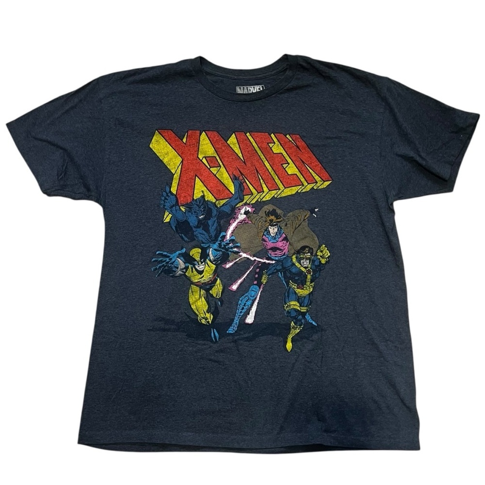 Marvel X-Men Navy Blue Graphic Tee NWOT
